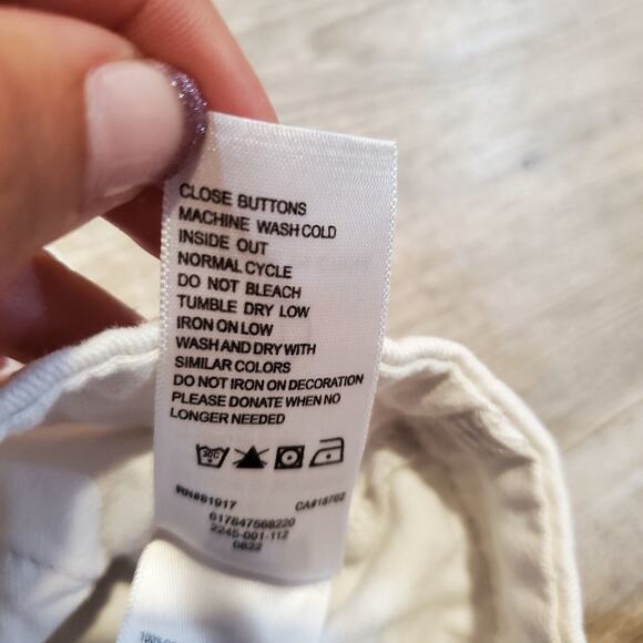 Levis girls size 7 short overalls - Picture 5 of 8